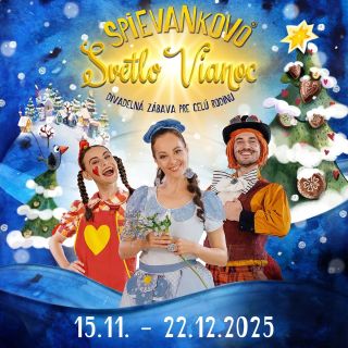 TIETO VIANOCE BUDÚ MAGICKÉ ✨🎶 Vianočné turné Svetlo Vianoc je úplne nový výpravný muzikál z dielne Spievankova - Víla...